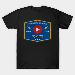 R.E.M // Play Button T-Shirt